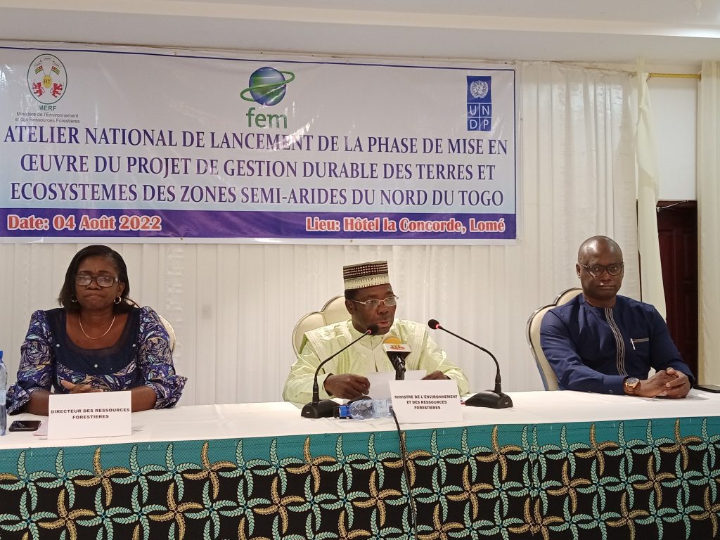 Le projet de gestion durable des terres et des écosystèmes semi-arides du Nord du Togo a été officiellement lancé